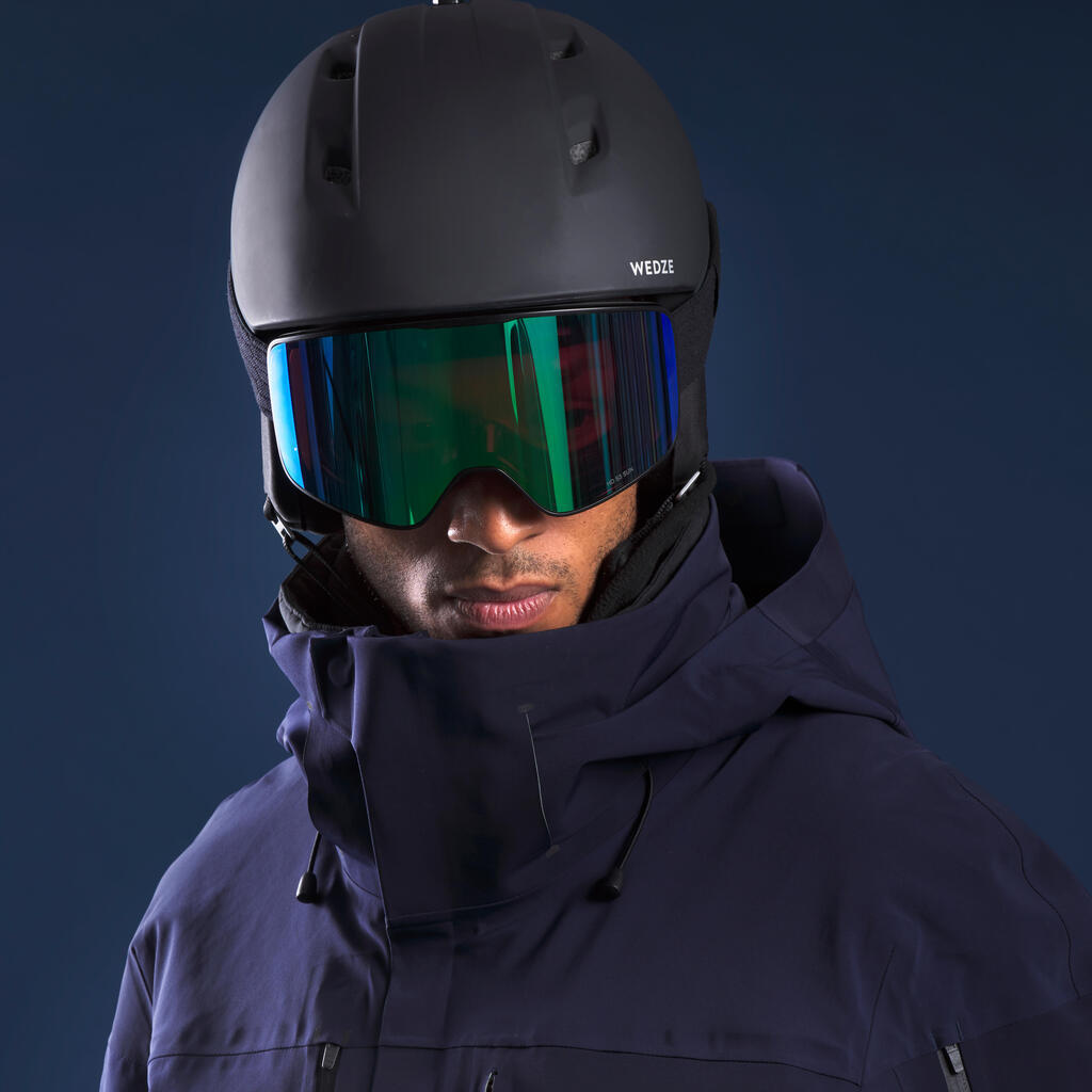 900 Men’s ventilated ski jacket for freedom of movement - navy blue